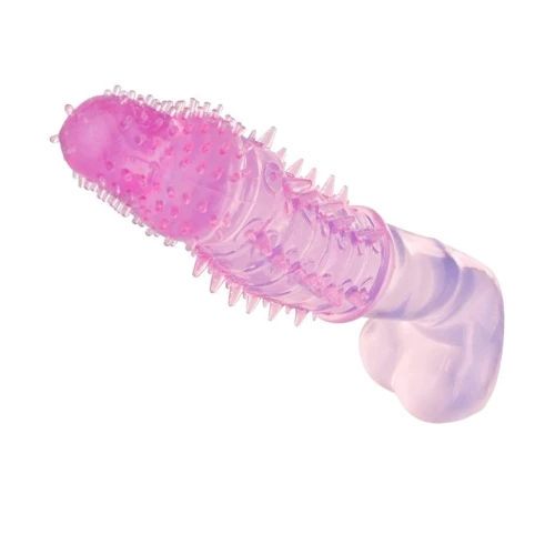 Насадка на пенис Textured Penis Extender and Vibe Sleeve