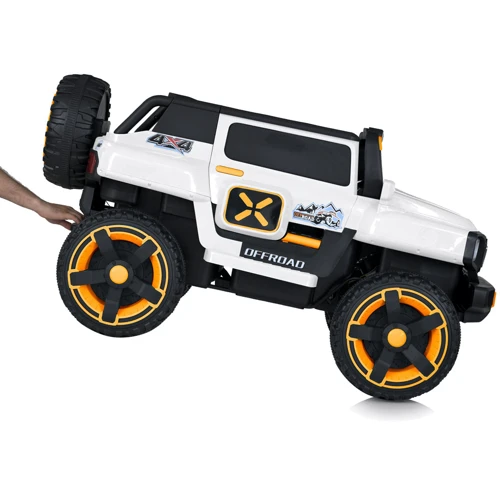 Дитячий електромобіль Bambi Racer Позашляховик білий (M 5822EBLR-1(24V))