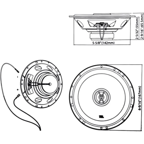 Автоакустика JBL STAGE1 61F фото 5