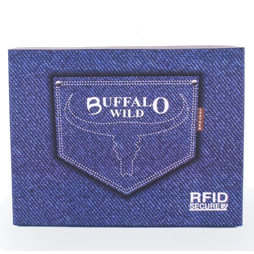Чоловіче портмоне Buffalo Wild коричневе (DNKD1072L-VTU-brown) фото 7