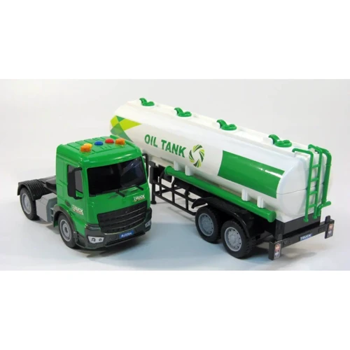 Машина бензовоз Автопром 1:18 2 цвета свет, звук (7982): Масштаб 1:18