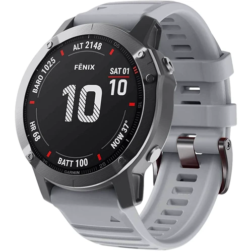 Ремінець Armorstandart Silicone 22mm для Garmin Fenix 5/6 Grey (ARM60797)