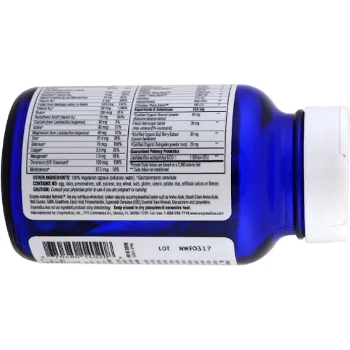 Enzymedica Enzyme Nutrition Multi-Vitamin Women's 50+ Мультивитамины и ферменты для женщин 50+ 60 капсул: Форма выпуска Капсулы