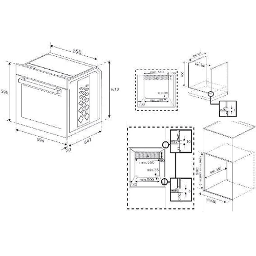 Духовой шкаф электрический Beko BBIM17400BPSE: Объем, л 72