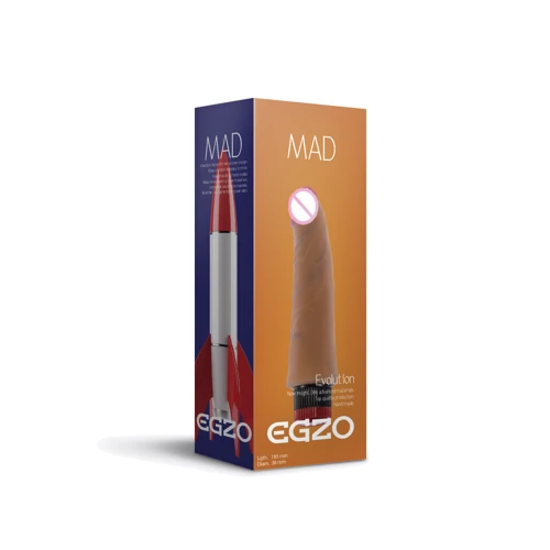 Вибратор из киберкожи EGZO VNS003 с запахом ванили