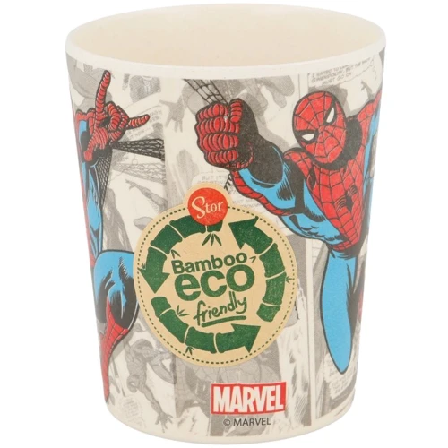 Набор посуды Stor Bamboo Set with Rim Spiderman Comic 3 пр. фото 4