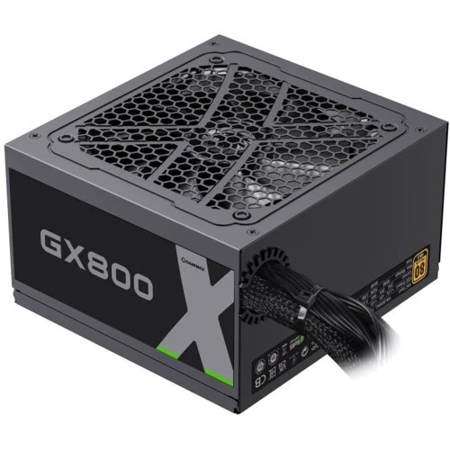 Блок питания GameMax GX-800: Вентилятор нижней стенки 1x120 мм