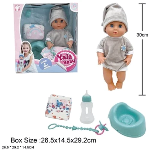 Пупс Yale Baby Drink&Wet пьет-писает + аксессуары (YL2430L-L)
