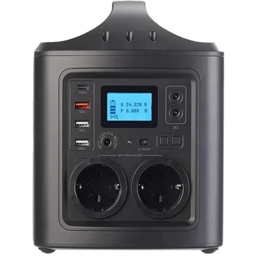Зарядна станція Revolt 561Wh 500W (HSG-561): Ємність акумулятора, Вт/год 561