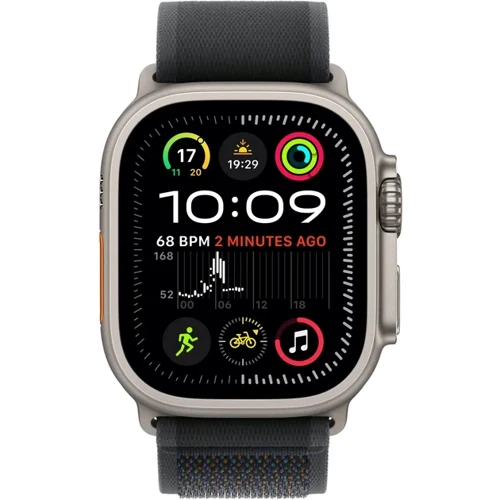 Apple 49mm Black Trail Loop S-M - Natural Titanium Finish (MXTQ3ZM/A): Виробник Apple