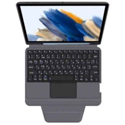 Аксесуар для планшетних ПК AirOn Premium Case Smart Keyboard Black для Samsung SM-X200 Galaxy Tab A8 10.5 2022 (4822352781097): Матеріал Полиуретан, силикон