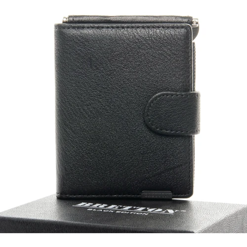 Мужское портмоне Bretton черное (1-168-27A black)