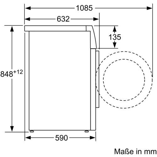Стиральная машина Bosch WAX32F90: Загрузка белья (стирка), кг 10