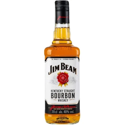 Бурбон Jim Beam White 40% 0.7л + 1 стакан (DDSBS1B065): Объем, л 0.7