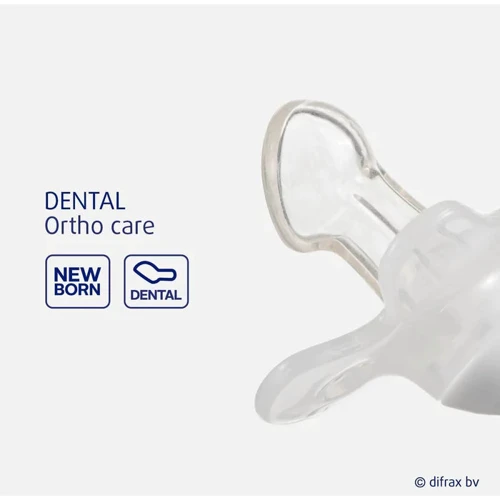 Пустышка Difrax Dentall силиконовая, светящаяся во тьме, 0+ мес (796) фото 6
