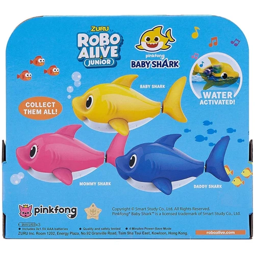 Інтерактивна іграшка для ванни Robo Alive серії "Junior" - Mommy Shark (25282P)