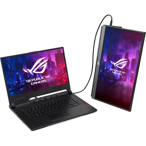 Монитор Asus Portable XG17AHPE (90LM05G1-B02170): Разъемы USB, HDMI