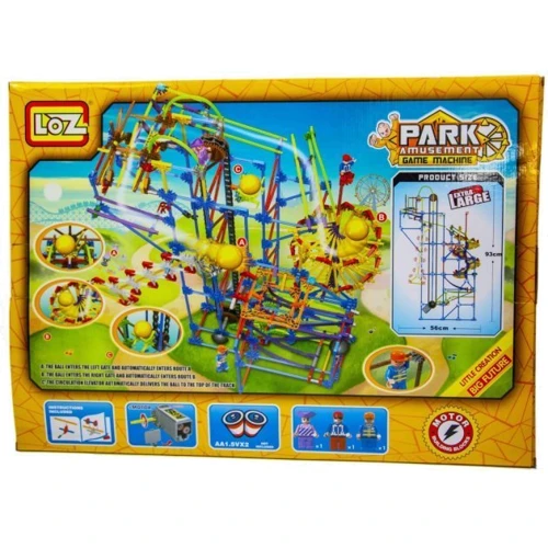 Электромеханический конструктор LoZ Amusement Park Game Machine (902 детали)