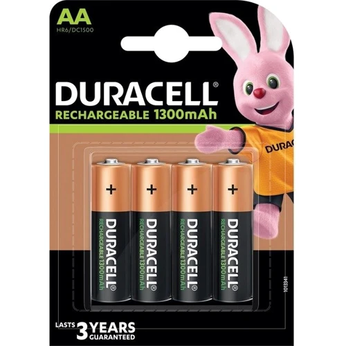 Аккумуляторы Duracell AA HR6 1300mAh * 4 (5007324) фото 6