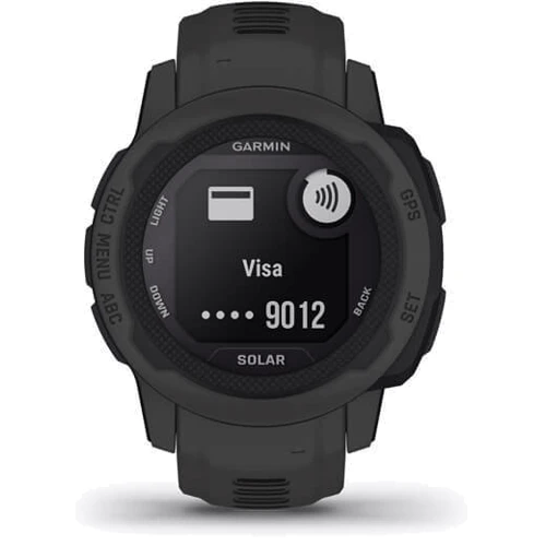 Смарт-часы Garmin Instinct 2S Solar Graphite (010-02564-00): Сенсорный экран нет