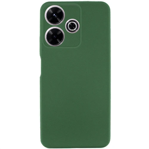 Чехол для телефонов TPU Case Getman Liquid Silk Full Camera Dark Green for Xiaomi Redmi 13 4G / Poco M6 4G