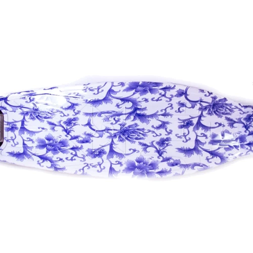 Дитячий самокат MAXI. Purple Pattern (всі колеса світяться): Тип коліс литі