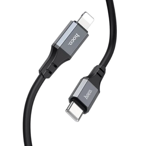 Кабель Hoco Cable USB-C to Lightning X92 Honest 2.4A 3m Black: Длина 3 м