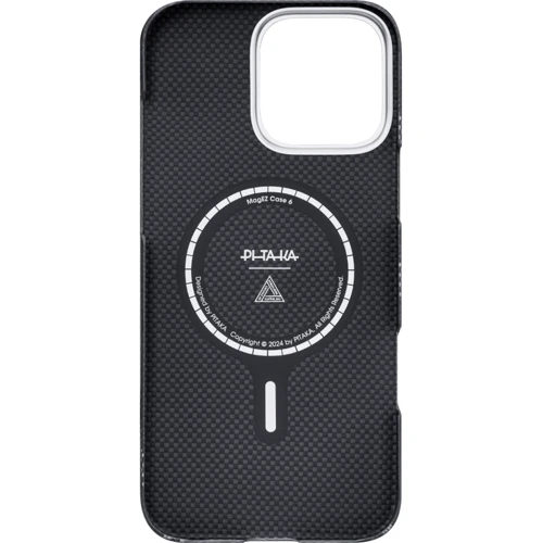 Чохол для iPhone Pitaka Re-TROS Tactile Woven Case Rebuilding (KI1601RTRP) for iPhone 16 Pro Max: Колір чорний