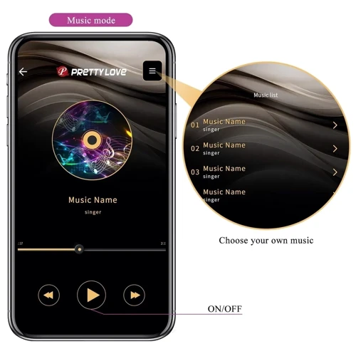 Смарт вибратор для пар LYBAILE Pretty Love August (BI-014582HP-1)