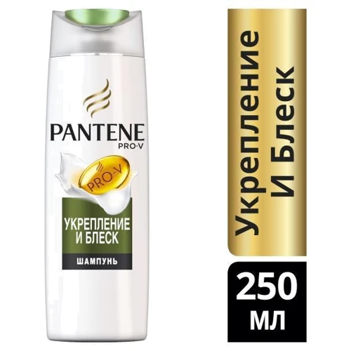 Pantene Шампунь Зміцнення та блиск 250 ml: Об'єм, мл 250