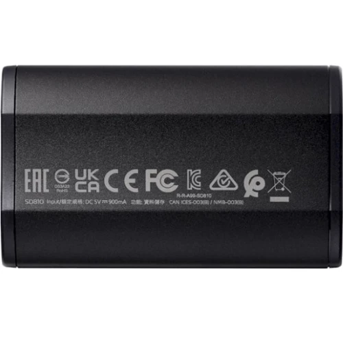 ADATA SD810 2 TB (SD810-2000G-CBK): Тип накопителя портативный