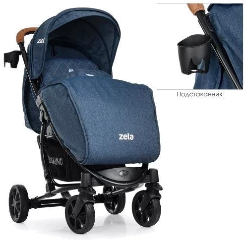 Прогулянковий візок El Camino Zeta Denim Blue (ME 1011L): Тип коляски Прогулочная
