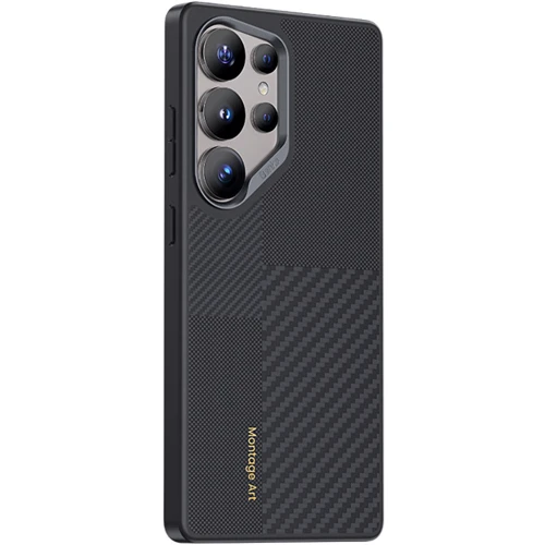 Чехол для телефонов Benks MagClap ArmorPro Case Montage Black for Samsung S938 Galaxy S25 Ultra: Материал кевлар