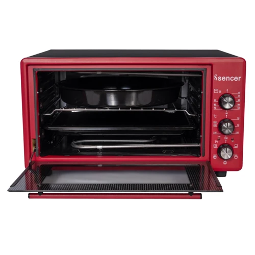 Электродуховка настольная SENCER MF 46E24 Burgundy фото 7