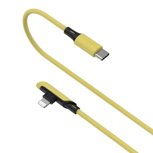 Кабель Baseus Cable USB-C to Lightning Colorful Elbow 18W 1.2m Yellow (CATLDC-A0Y): Длина 1.2 м