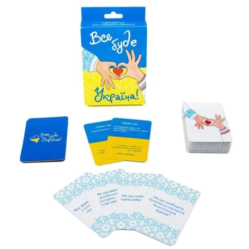 Карткова гра Strateg Все буде Україна (укр) (30370)