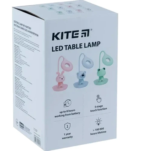 Настільна лампа LED Kite з акумулятором Bear зелена (k24-492-2-4)