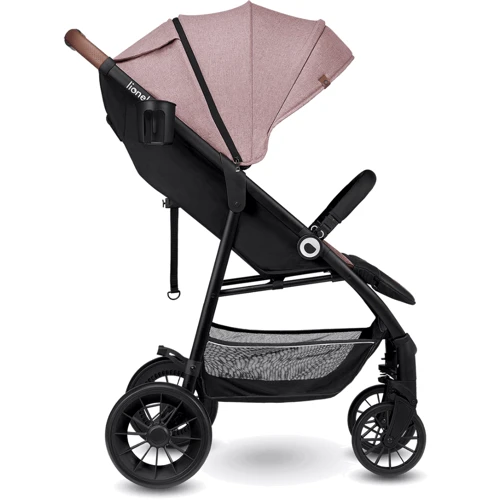 Прогулянкова коляска Lionelo Zoey Pink Rose: Ширина шасі 55 см