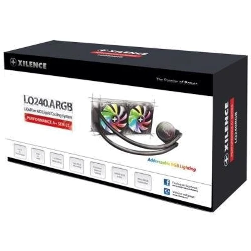 Кулер XILENCE Performance A+ LiQuRizer 240 ARGB (XC977): Назначение для процессора