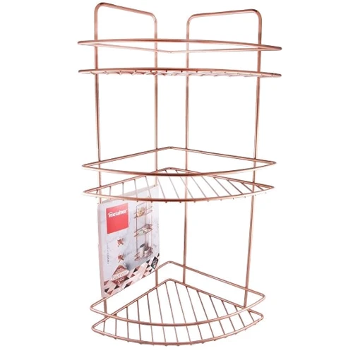 Полку Metaltex REFLEX COPPER кутова для ванної 3 секційна (403515)