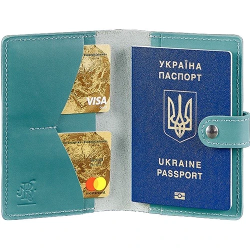 Обкладинка для паспорта BlankNote 3.0 бірюзова (BN-OP-3-tiffany): Країна виробник Україна