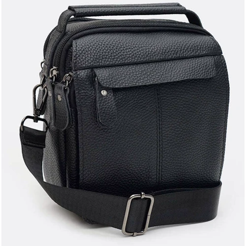 Чоловіча сумка через плече чорна Keizer (K14082bl-black): Стать Мужской