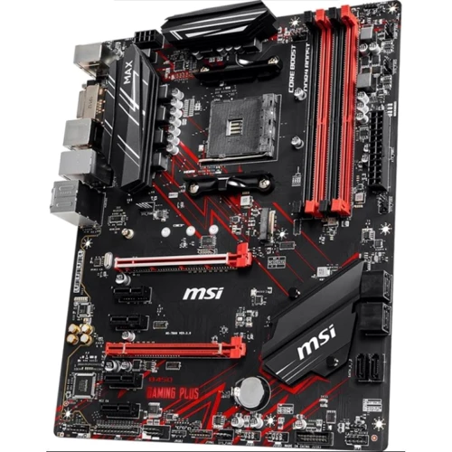 MSI B450 GAMING PLUS MAX: Роз'єми на задній панелі USB 3.1 Gen 2