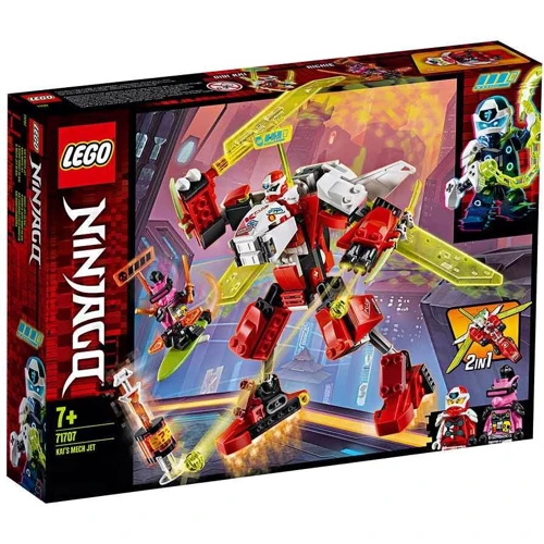 Конструктор LEGO Ninjago Реактивный самолёт Кая (71707): Количество деталей, шт. 217