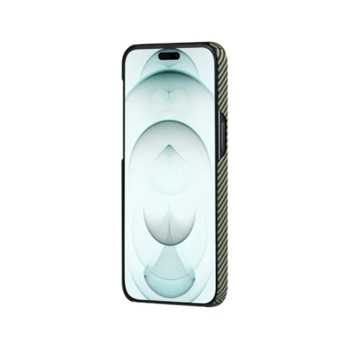 Чехол для iPhone Pitaka MagEZ Case 4 Fusion Weaving Overture (FO1501M) for iPhone 15 Plus: Цвет серый
