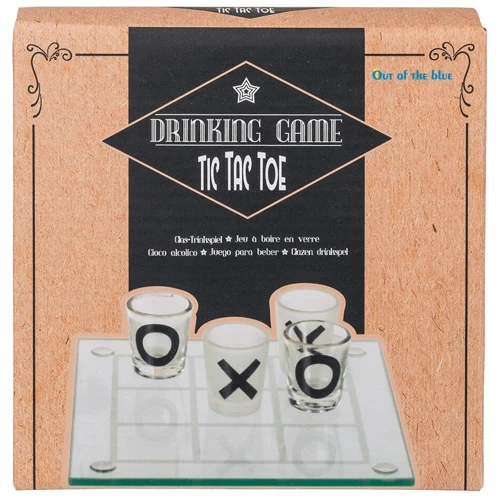 Набір склянок Drinking Game Tic Tac Toe, 9 шт.: Виробник OOTB