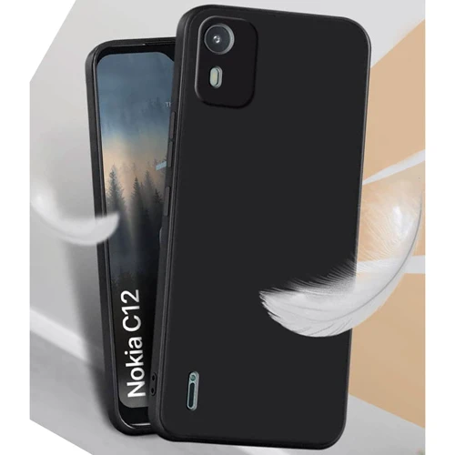 Чехол для телефонов BeCover TPU Case Black for Nokia C12 (711777): Материал TPU (термополиуретан)