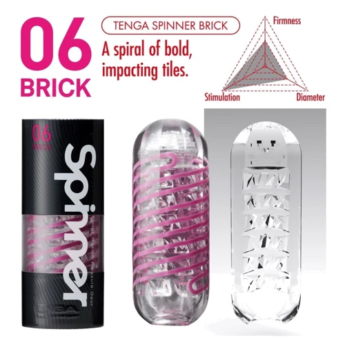 Спиральный мастурбатор Tenga Spinner Brick