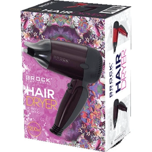 Фен BROCK HD 8901 RD: Тип дорожный фен