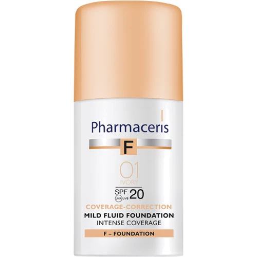 Pharmaceris Нежный флюид, интенсивно маскирующий SPF 20 Слоновая кость 30 ml
